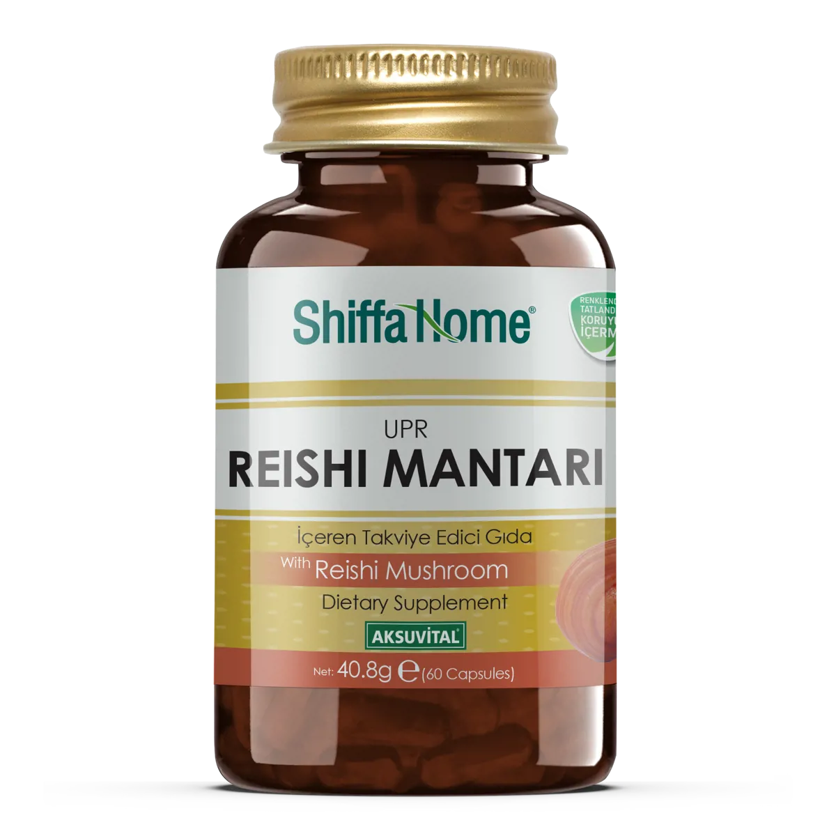 Reishi Mantarı Upr 60 Kapsül - Shiffa Home - Ürün Görseli 1