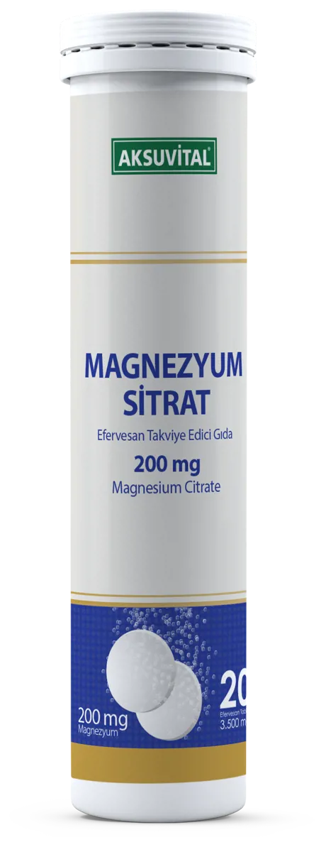Magnezyum Sitrat Efervesan 20 Tablet - Shiffa Home - Ürün Görseli 1