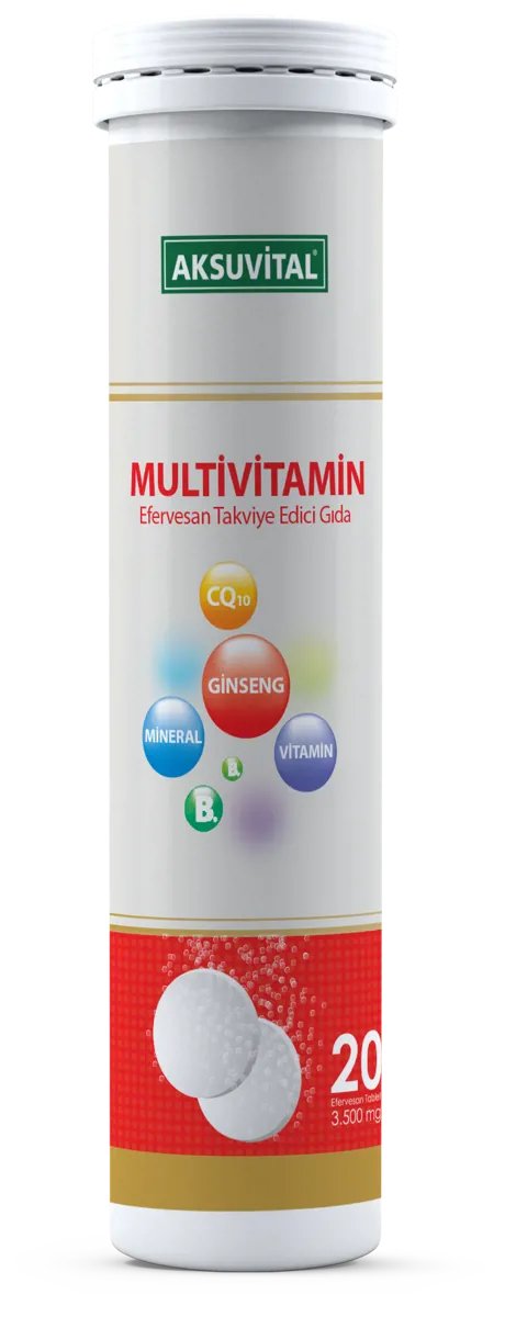 Multivitamin Efervesan 20 Tablet - Shiffa Home - Ürün Görseli 1