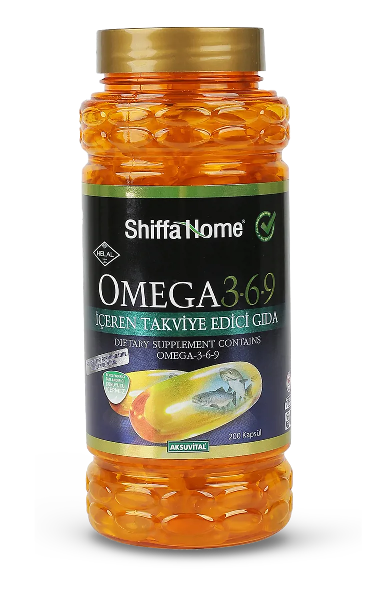 Omega 3-6-9 200X1000 Softjel - Shiffa Home - Ürün Görseli 1