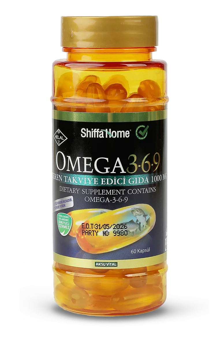 Omega 3-6-9 60X1000 Softjel - Shiffa Home - Ürün Görseli 1