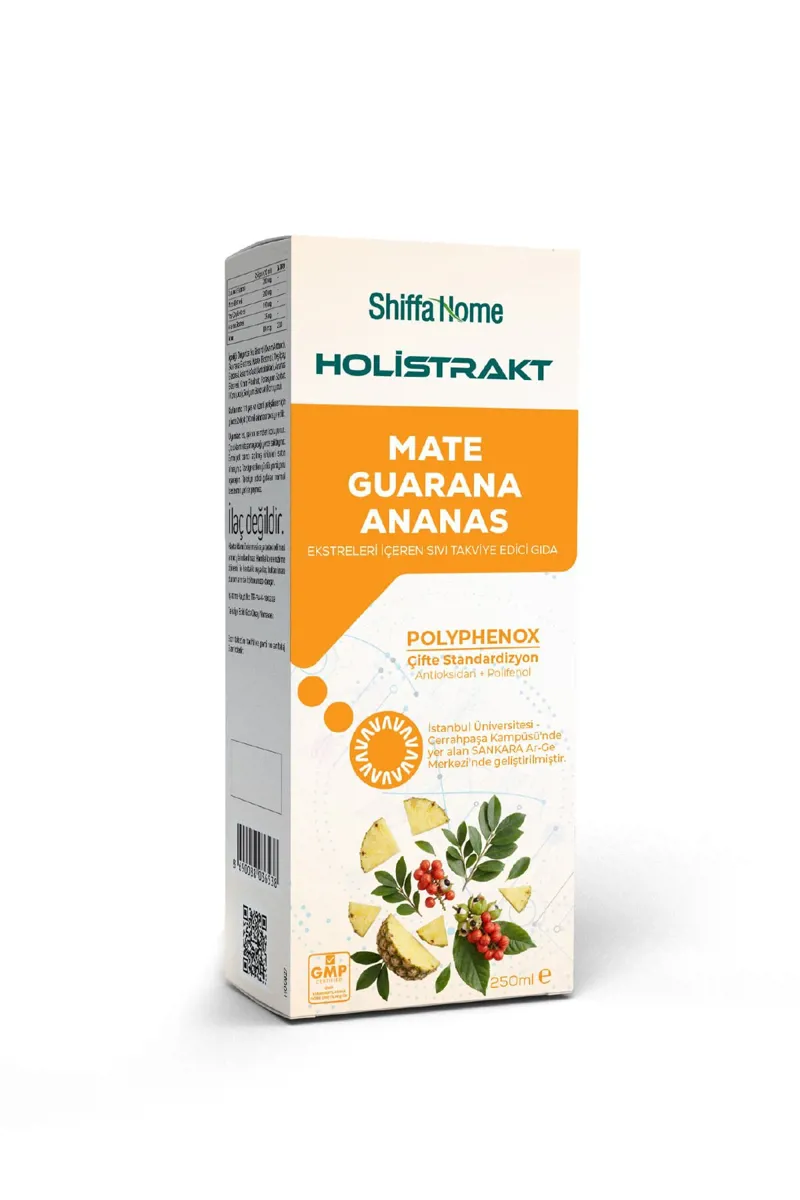 Shiffa Home Holistrakt Mate - Guarana - Ananas Ekstreleri İçeren Sıvı Takviye Edici Gıda - Shiffa Home - Ürün Görseli 1
