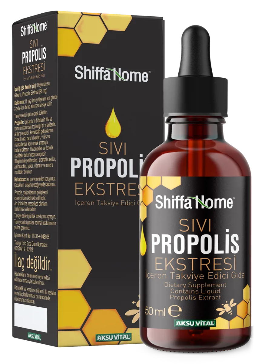Sıvı Propolis Ekstresi 50 ml - Shiffa Home - Ürün Görseli 1