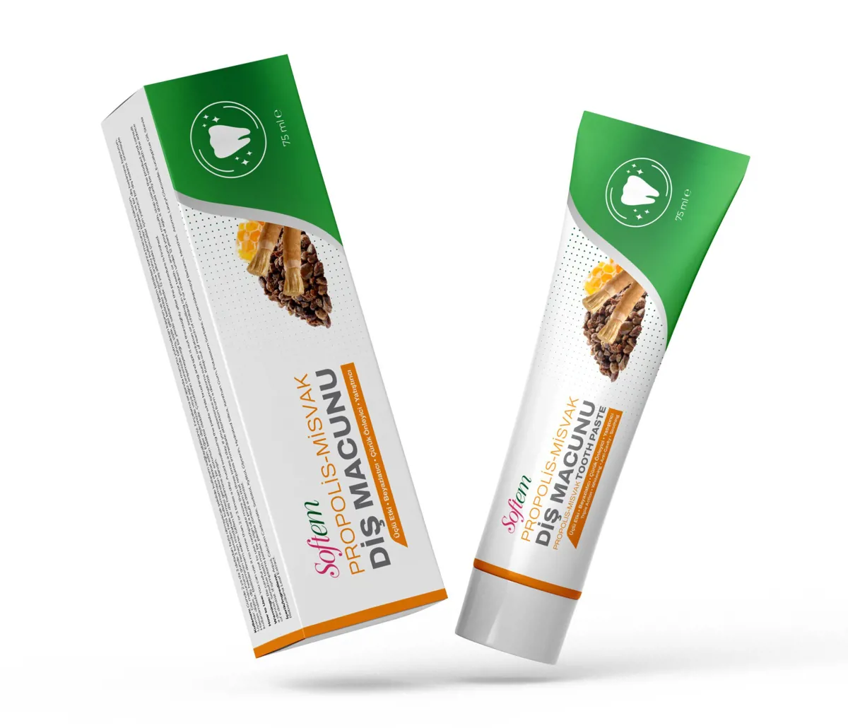 Softem Propolis Misvaklı Diş Macunu 75 Ml - Softem - Ürün Görseli 1