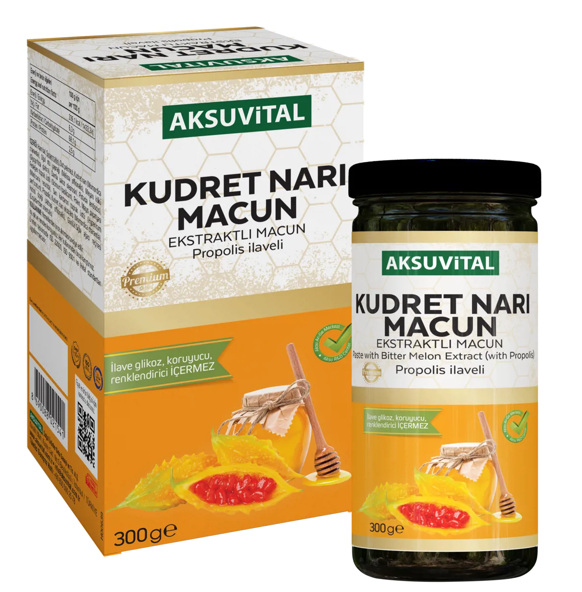 Kudret Narı Ekstraktlı Macun Propolis İlaveli 300 gr - Shiffa Home - Ürün Görseli 1