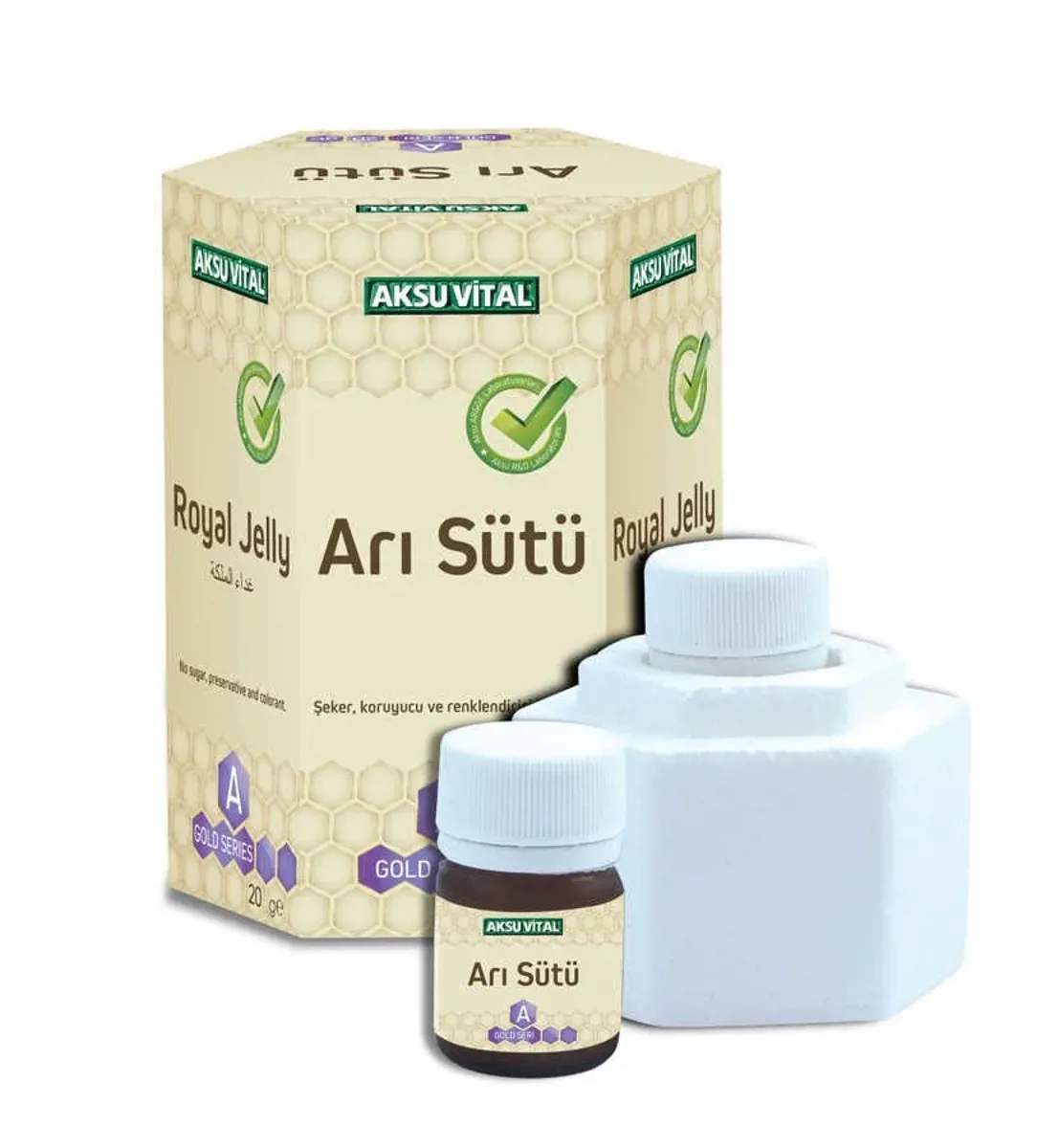 Saf Arı Sütü 20 gr - Aksu Vital - Ürün Görseli 1