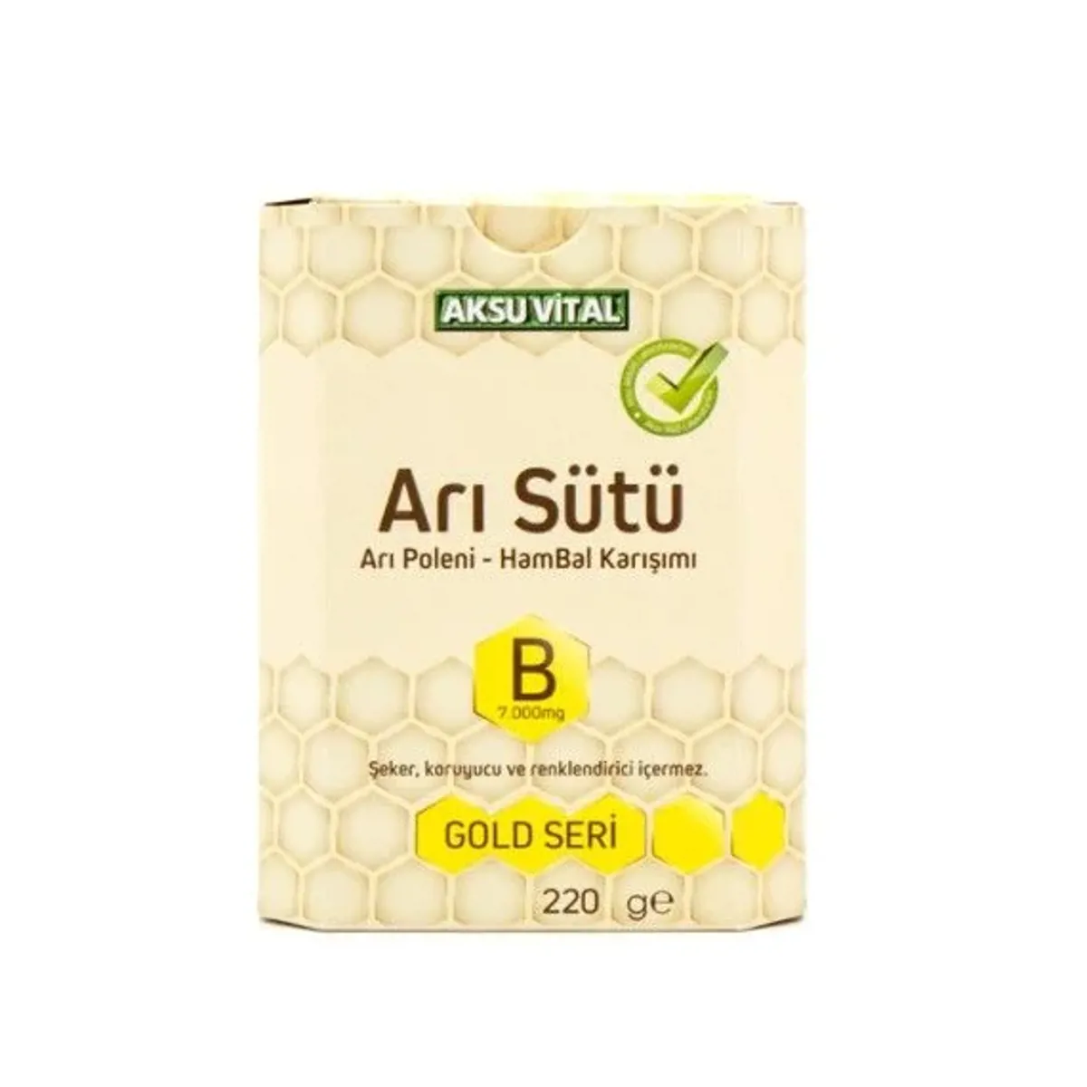 Arı Sütü Bal Polen (B) 7.000 Mg - Çocuk - Aksu Vital - Ürün Görseli 1