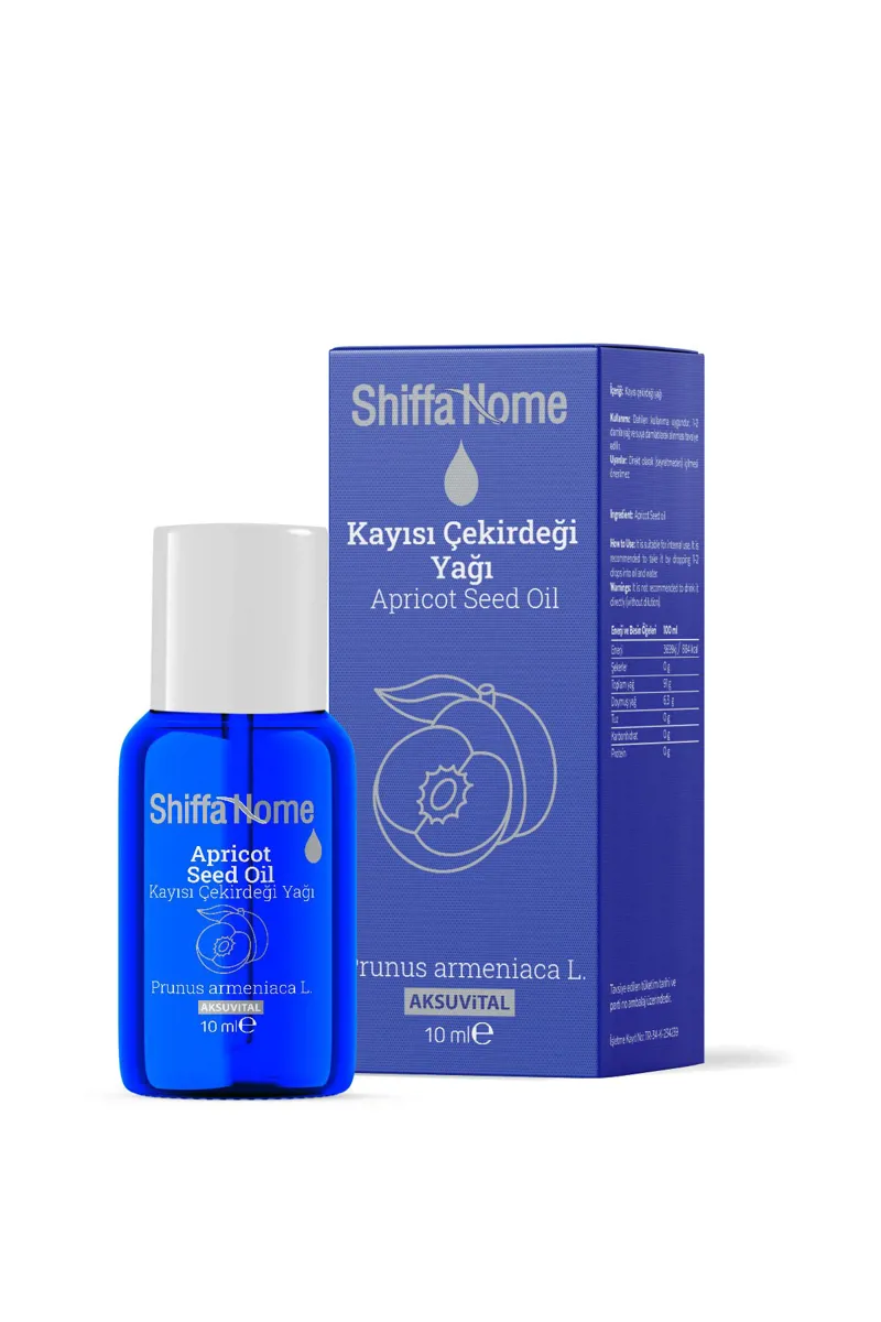 Saf Kayısı Çekirdeği Yağı 10 Ml - Shiffa Home - Ürün Görseli 1