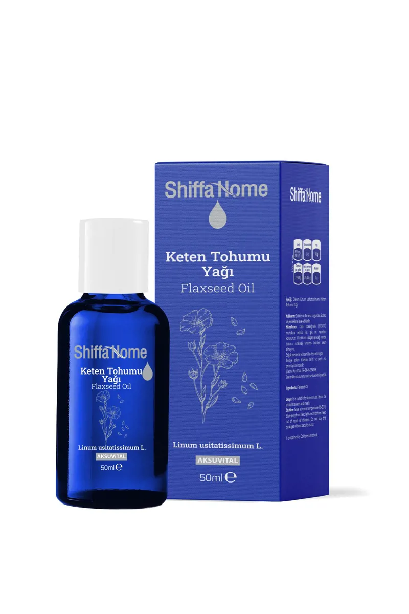Keten Tohumu Yağı 50 ml. - Shiffa Home - Ürün Görseli 1