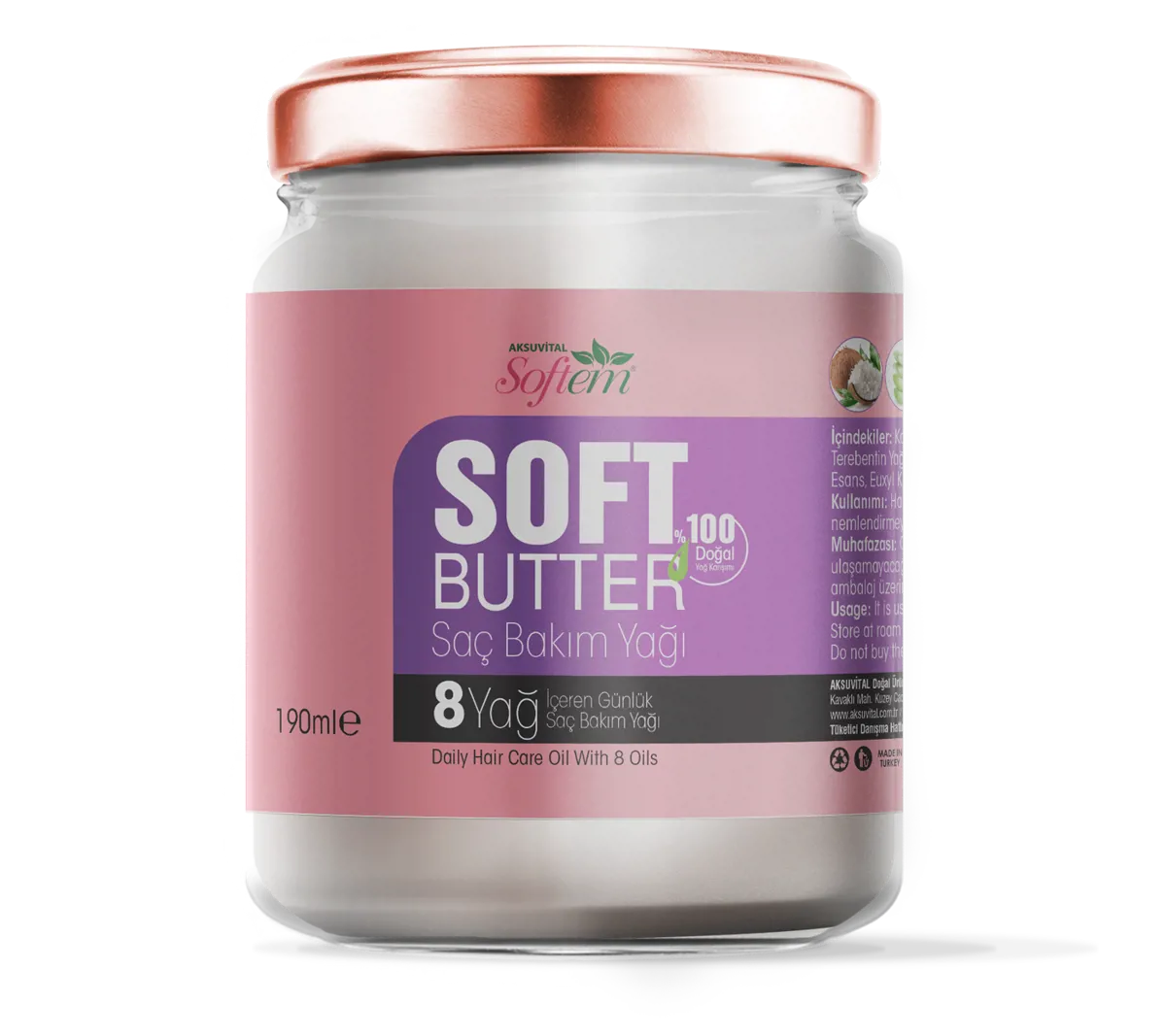 Softbutter Saç Bakım Yağı 190 Ml - Softem - Ürün Görseli 1