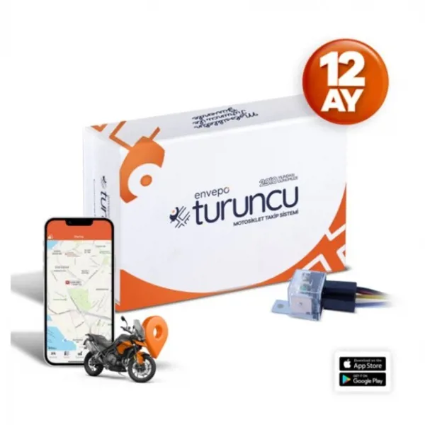 TURUNCU MOTOSİKLET TAKİP CİHAZI (12 AYLIK) - TURUNCU MTS - Ürün Görseli 1