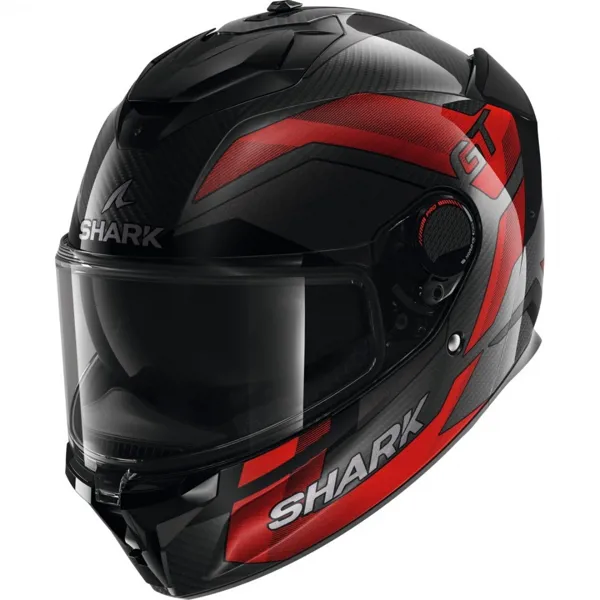 SHARK SPARTAN GT PRO RİTMO KARBON KAPALI KASK KIRMIZI - SHARK - Ürün Görseli 1