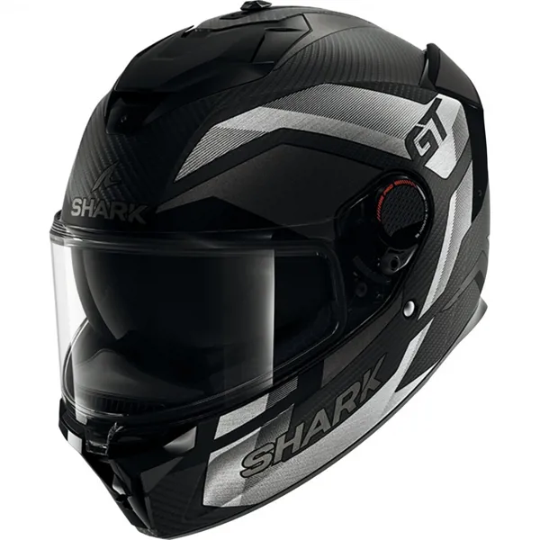 SHARK SPARTAN GT PRO RİTMO KARBON KAPALI KASK MAT SİYAH GRİ  - SHARK - Ürün Görseli 1