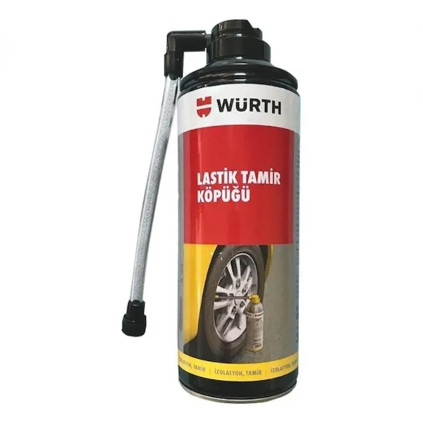 WÜRTH OTOMOBİL VE MOTOSİKLET İÇİN LASTİK TAMİR KÖPÜĞÜ 300ML - WÜRTH - Ürün Görseli 1