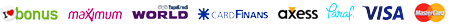 Bonus, Maximum, World, CardFinans, Axess, Paraf, Visa, Mastercard