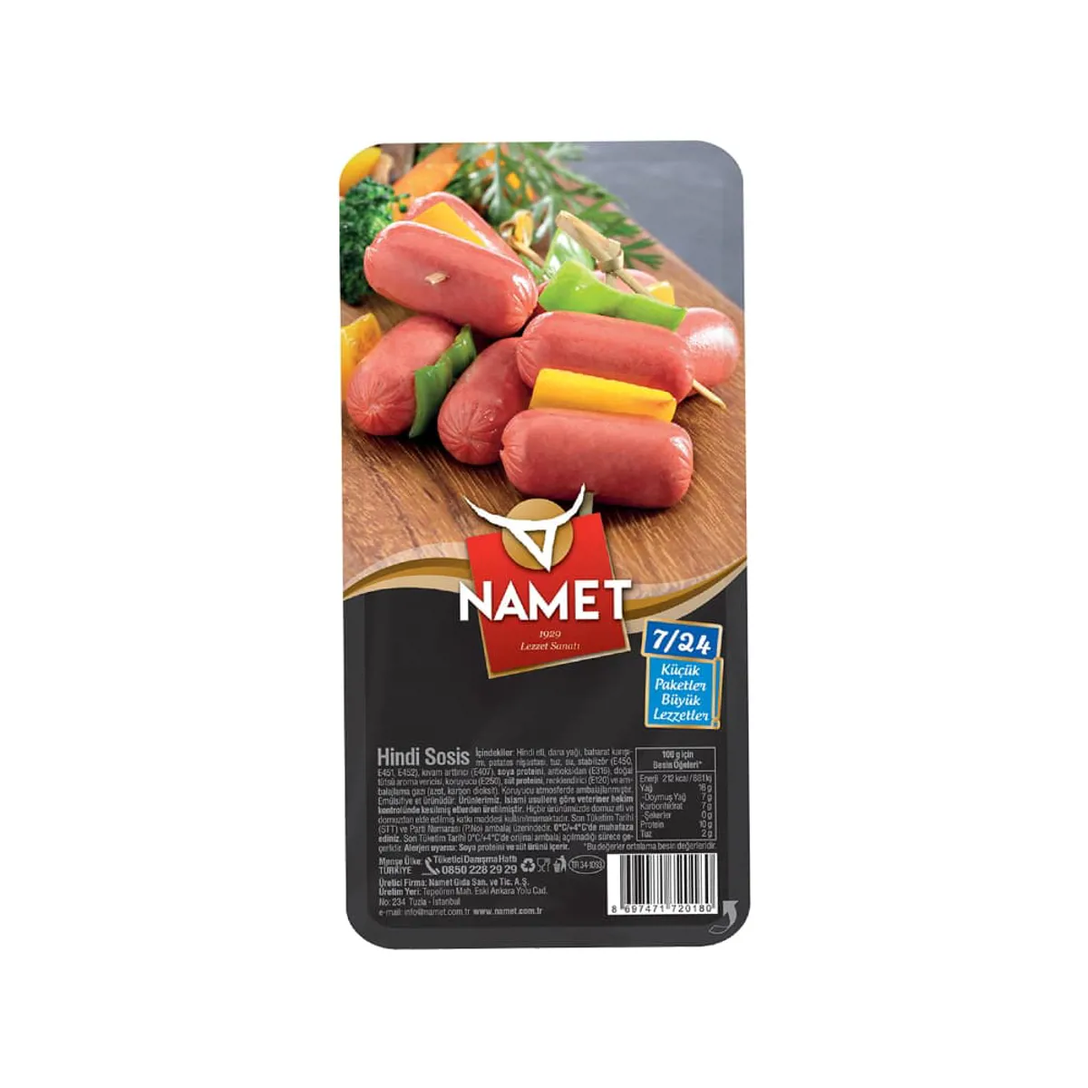 Namet Hindi Kokteyl Sosis 140 gr - Namet - Ürün Görseli 1