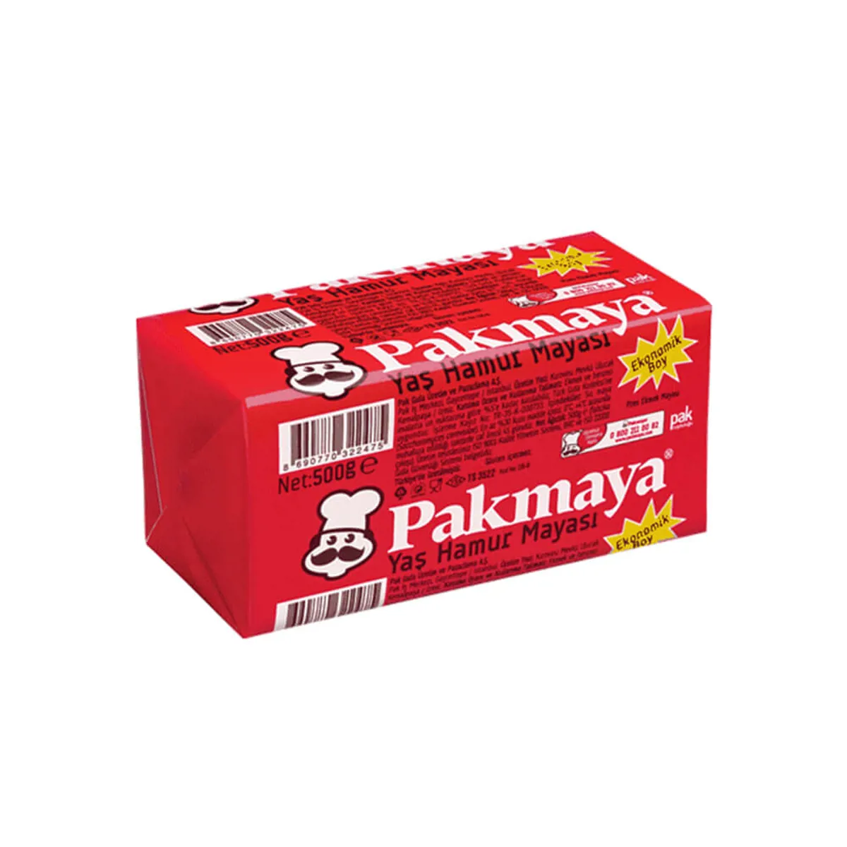 Pakmaya Yaşmaya 500 gr - Pakmaya - Ürün Görseli 1