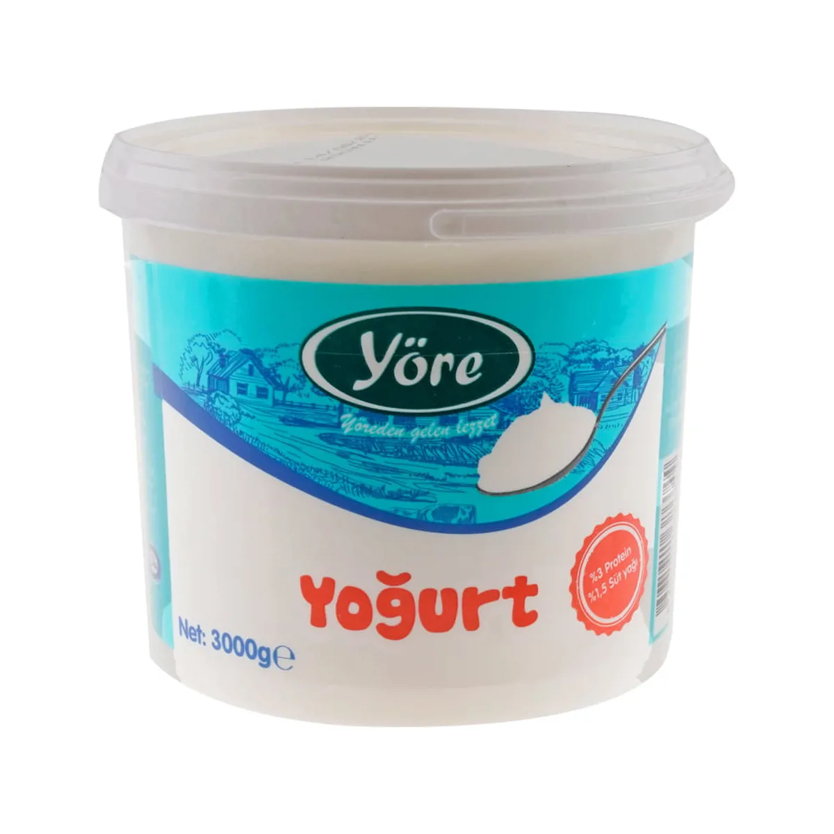 Yöre Yarım Yağlı Yoğurt 3 kg - Yöre - Ürün Görseli 1