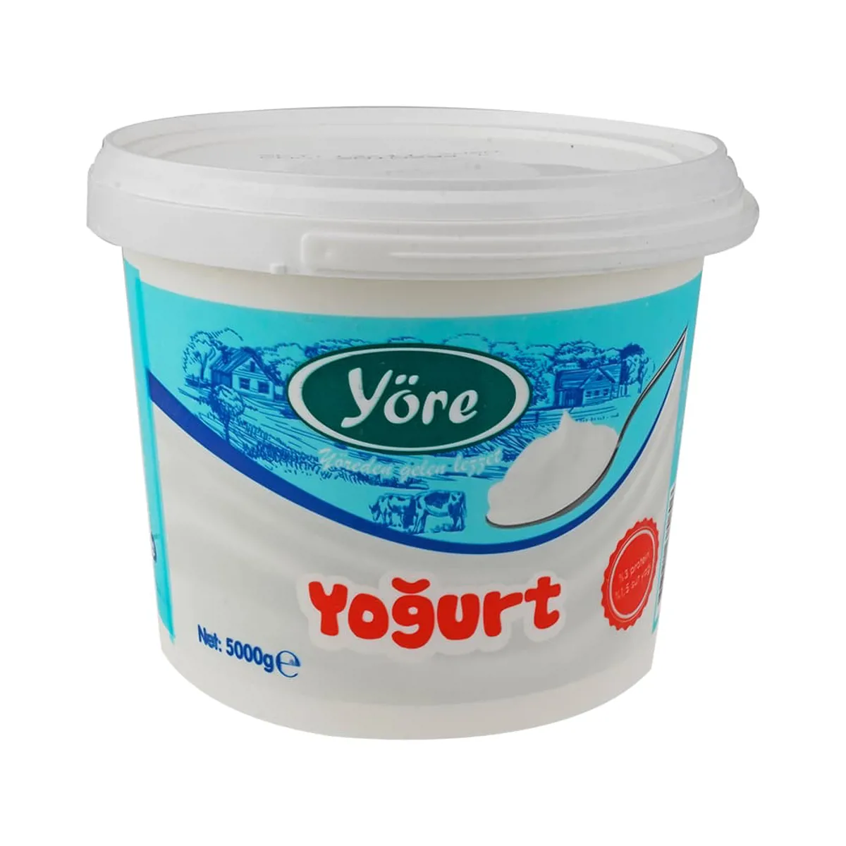 Yöre Yarım Yağlı Yoğurt 5 kg - Yöre - Ürün Görseli 1