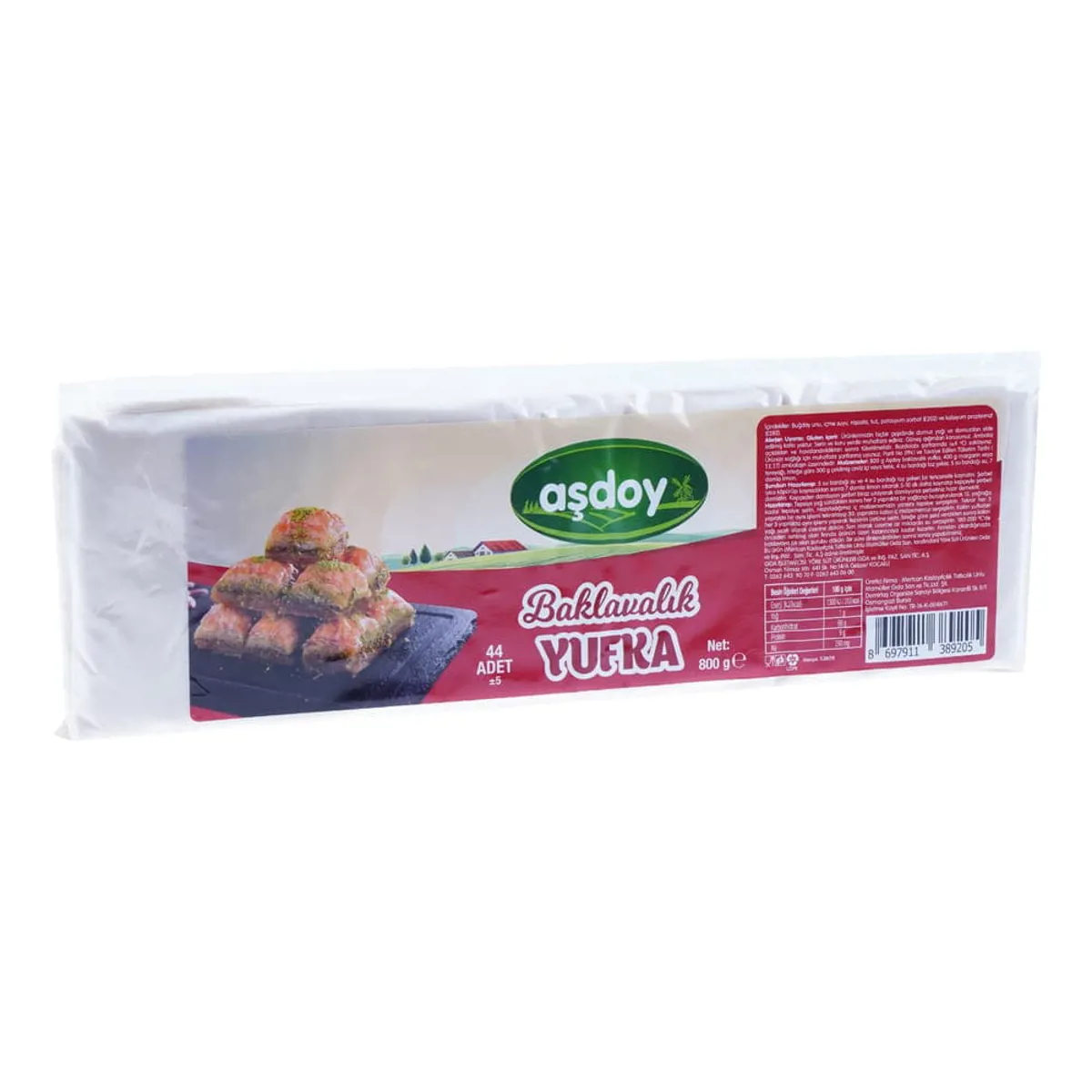 Aşdoy Baklavalık Yufka 800 gr - Aşdoy - Ürün Görseli 1