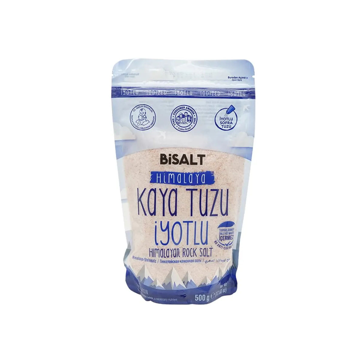 Bisalt İyotlu Himalaya Kaya Tuzu 500 gr - Bisalt - Ürün Görseli 1