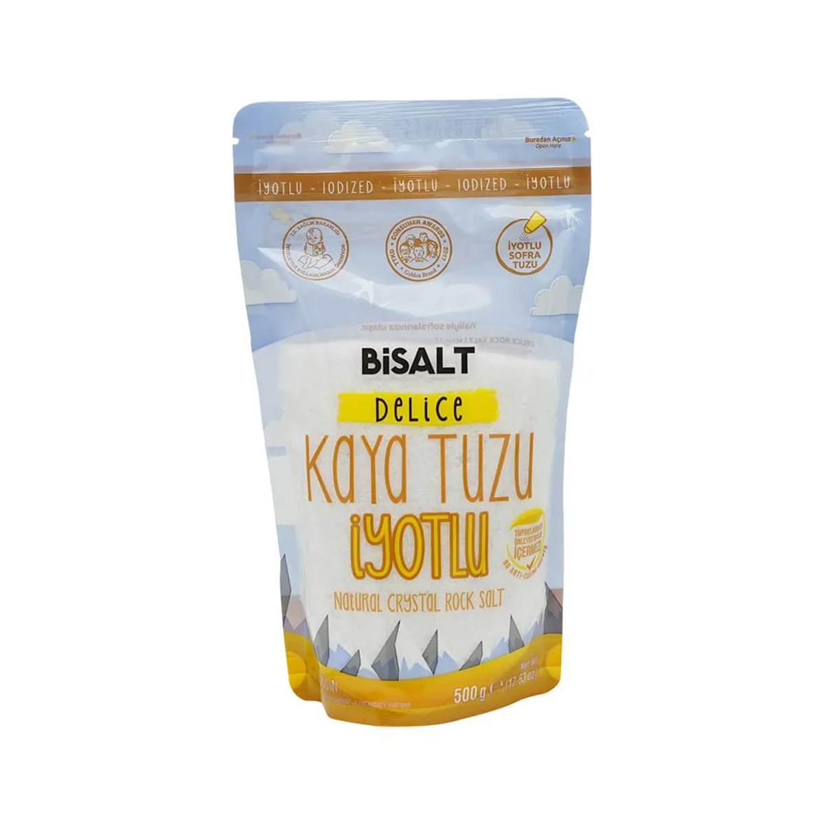 Bisalt Öğütülmüş Kaya Tuzu 500 gr - Bisalt - Ürün Görseli 1