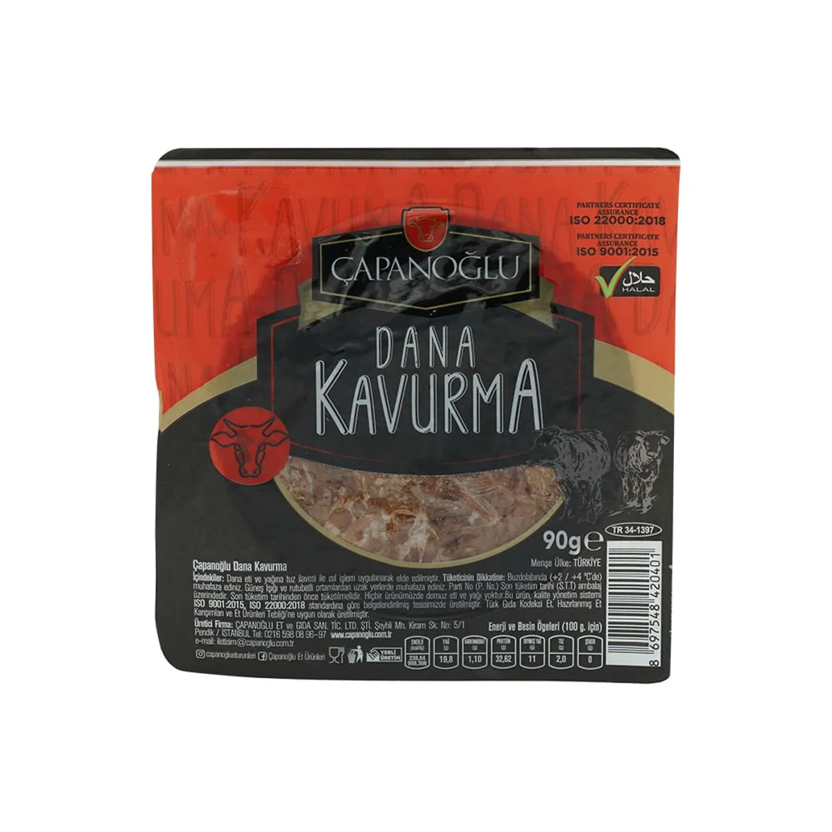 Çapanoğu Dana Kavurma 90 gr - Çapanoğlu - Ürün Görseli 1