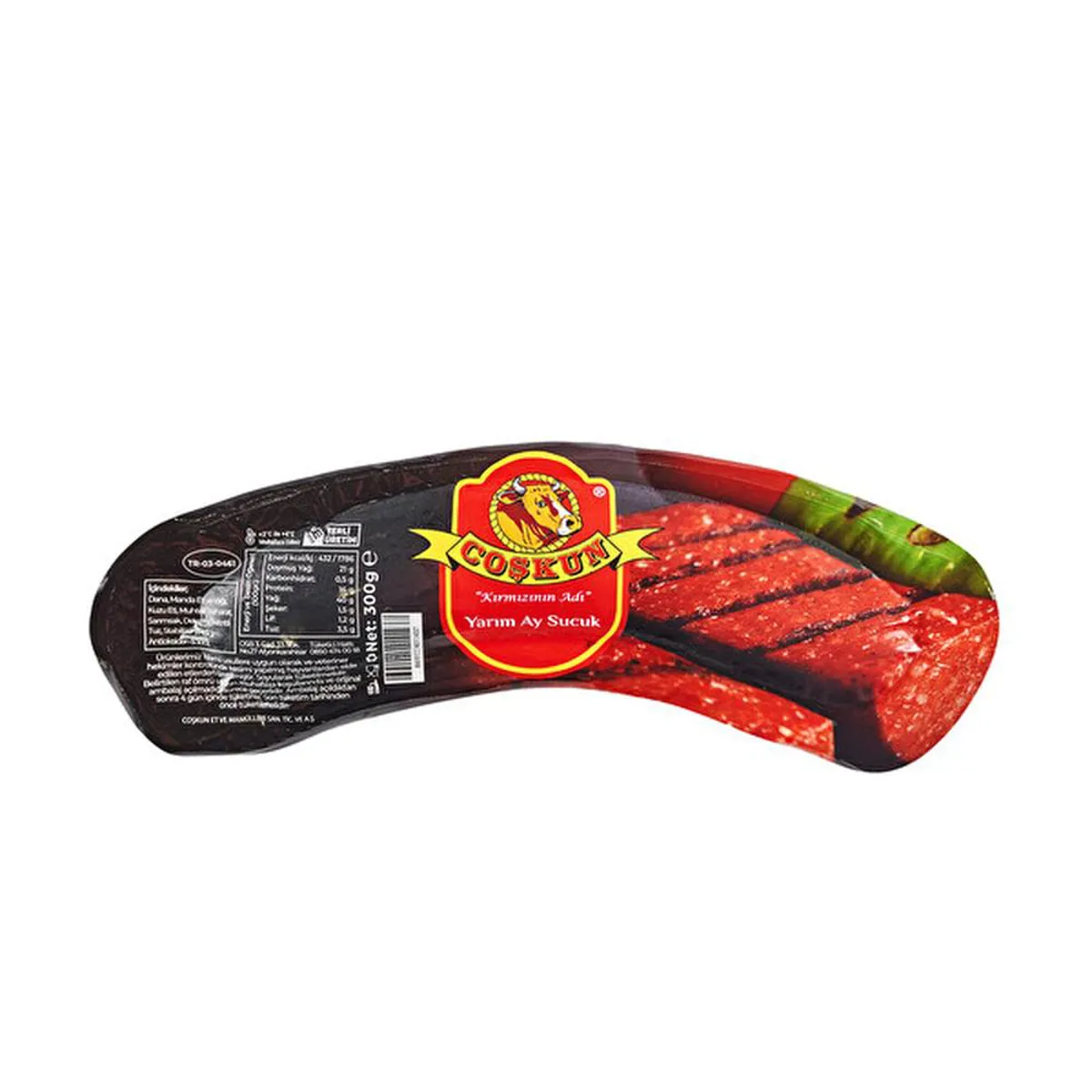 Coşkun Yarım Ay Kangal Sucuk 300 gr - Coşkun Et - Ürün Görseli 1