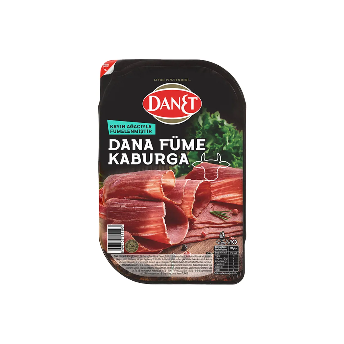 Danet Dana Füme Kaburga Dilimli 70 gr - Danet - Ürün Görseli 1