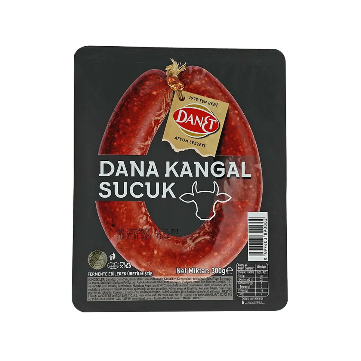 Danet Dana Kangal Sucuk 300 gr - Danet - Ürün Görseli 1