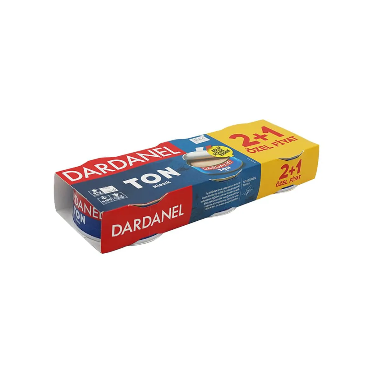 Dardanel Ekonomik Ton Balık 2+1*140 gr - Dardanel - Ürün Görseli 1