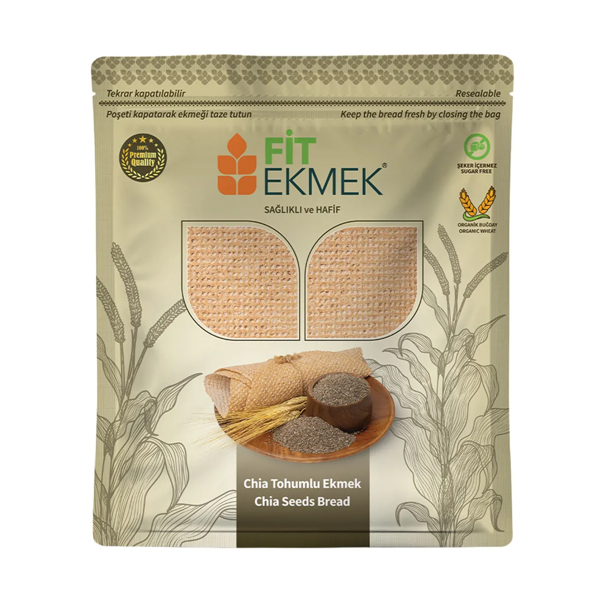 Fit Chia Tohumlu Ekmek 300 gr - Fit - Ürün Görseli 1