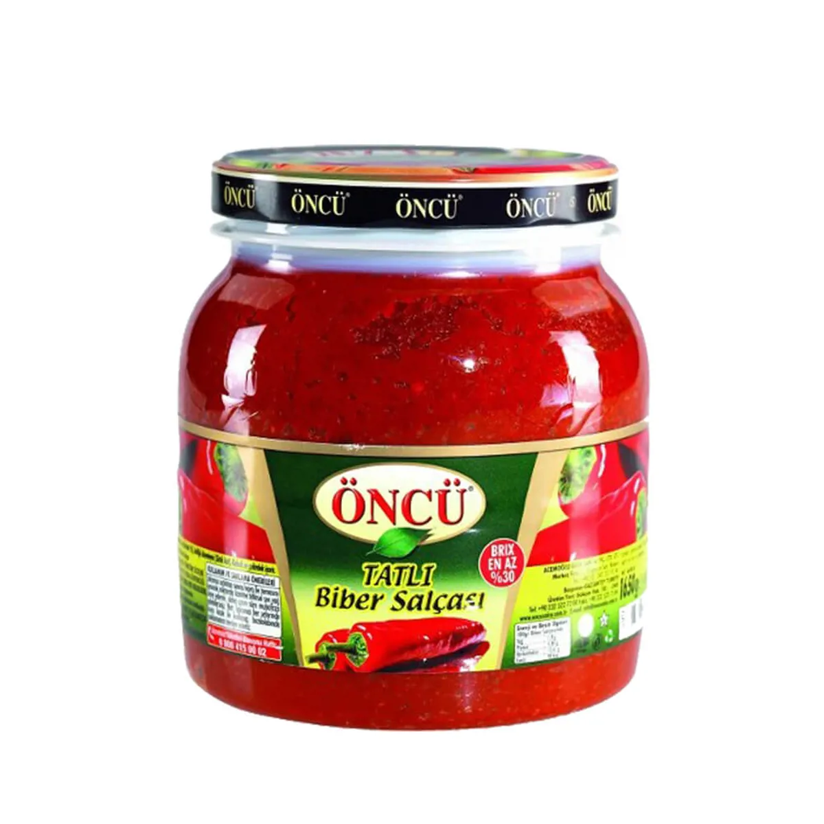 Öncü Tatlı Biber Salçası Pet 1650 gr - Öncü - Ürün Görseli 1
