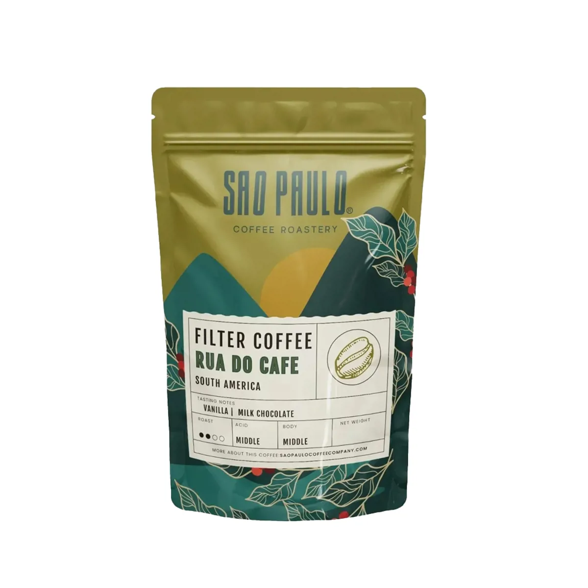 Sao Paulo South America Filtre Kahve 250 gr - Sao Paulo - Ürün Görseli 1