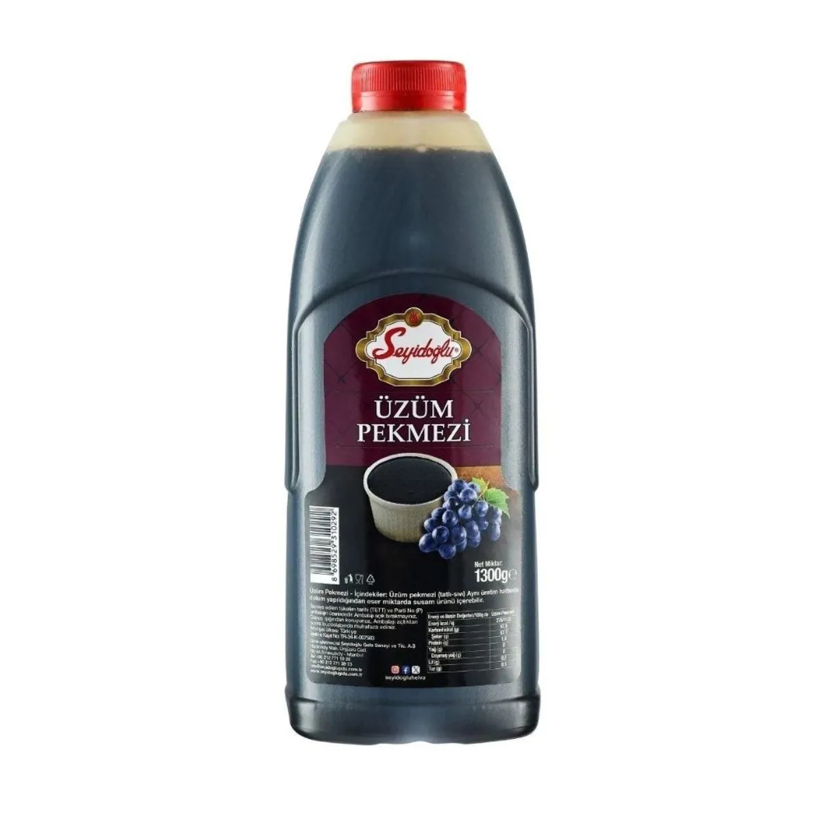 Seyidoğlu Üzüm Pekmezi 1300 gr - Seyidoğlu - Ürün Görseli 1