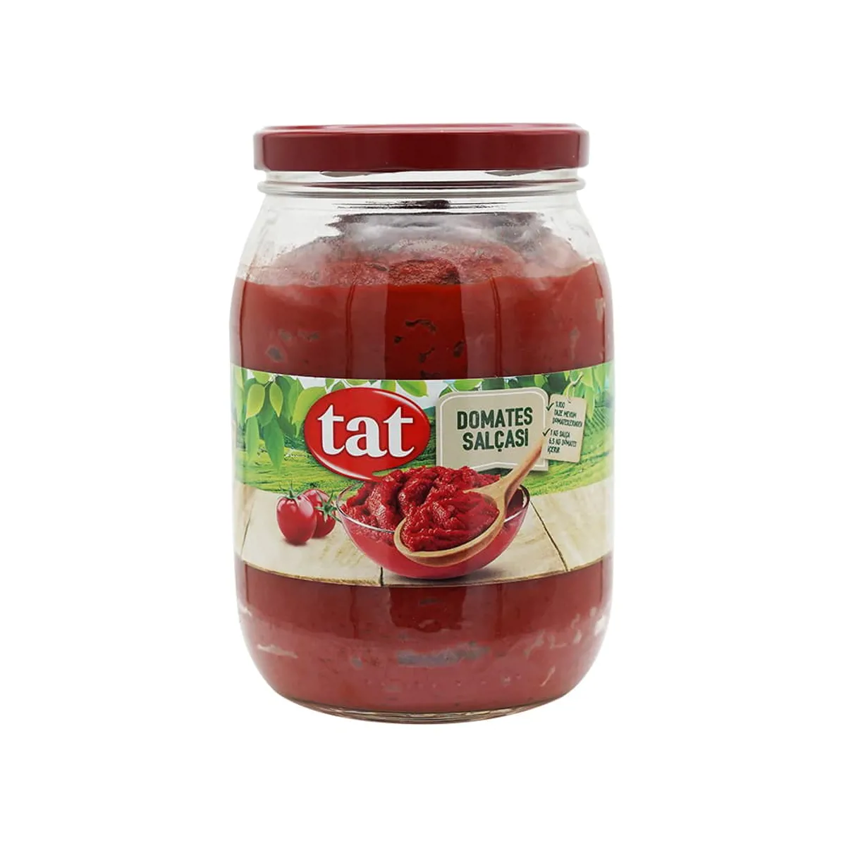 Tat Domates Salçası Cam Kavanoz 1500 gr - Tat - Ürün Görseli 1