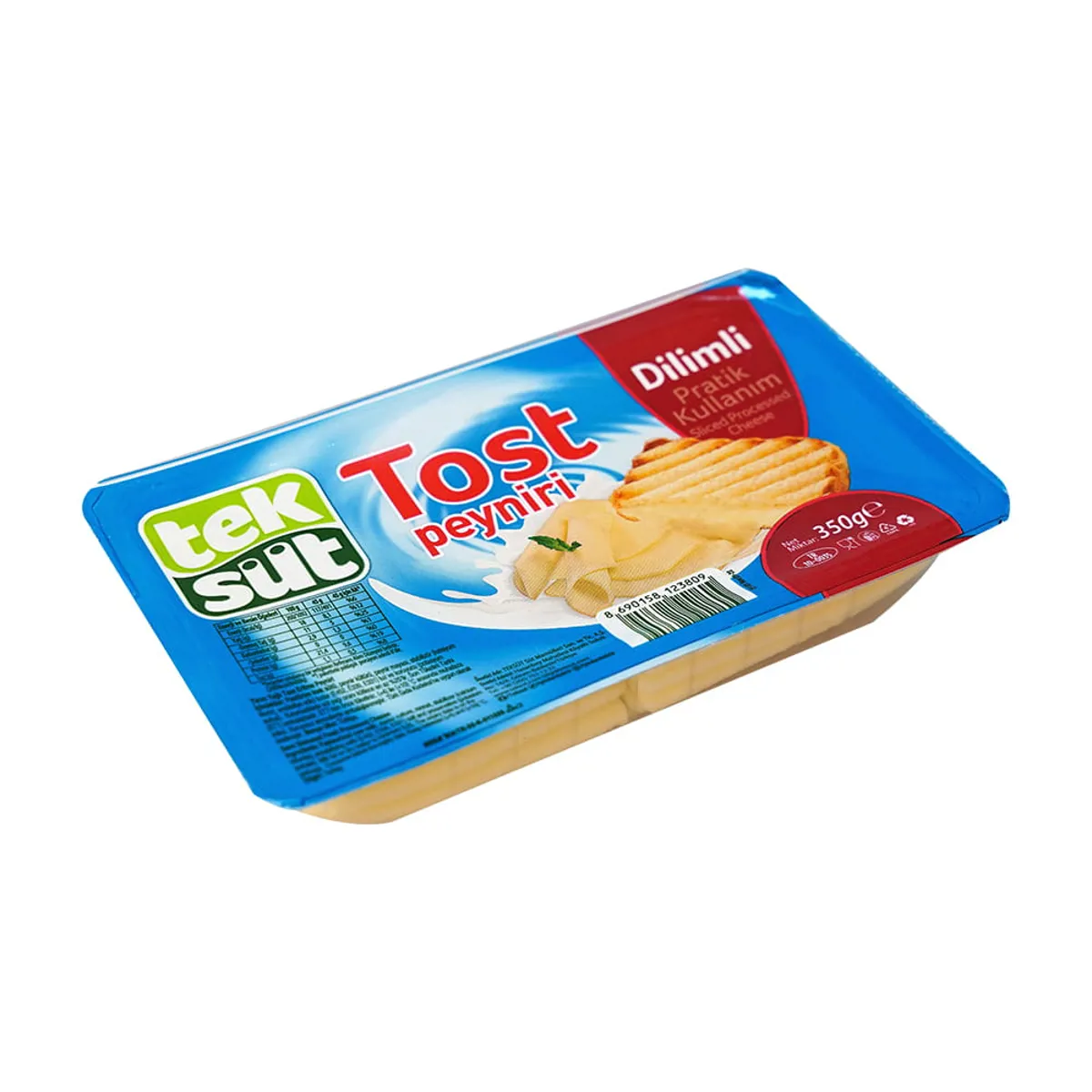 Teksüt Dilimli Tost Peyniri 350 gr - Teksüt - Ürün Görseli 1