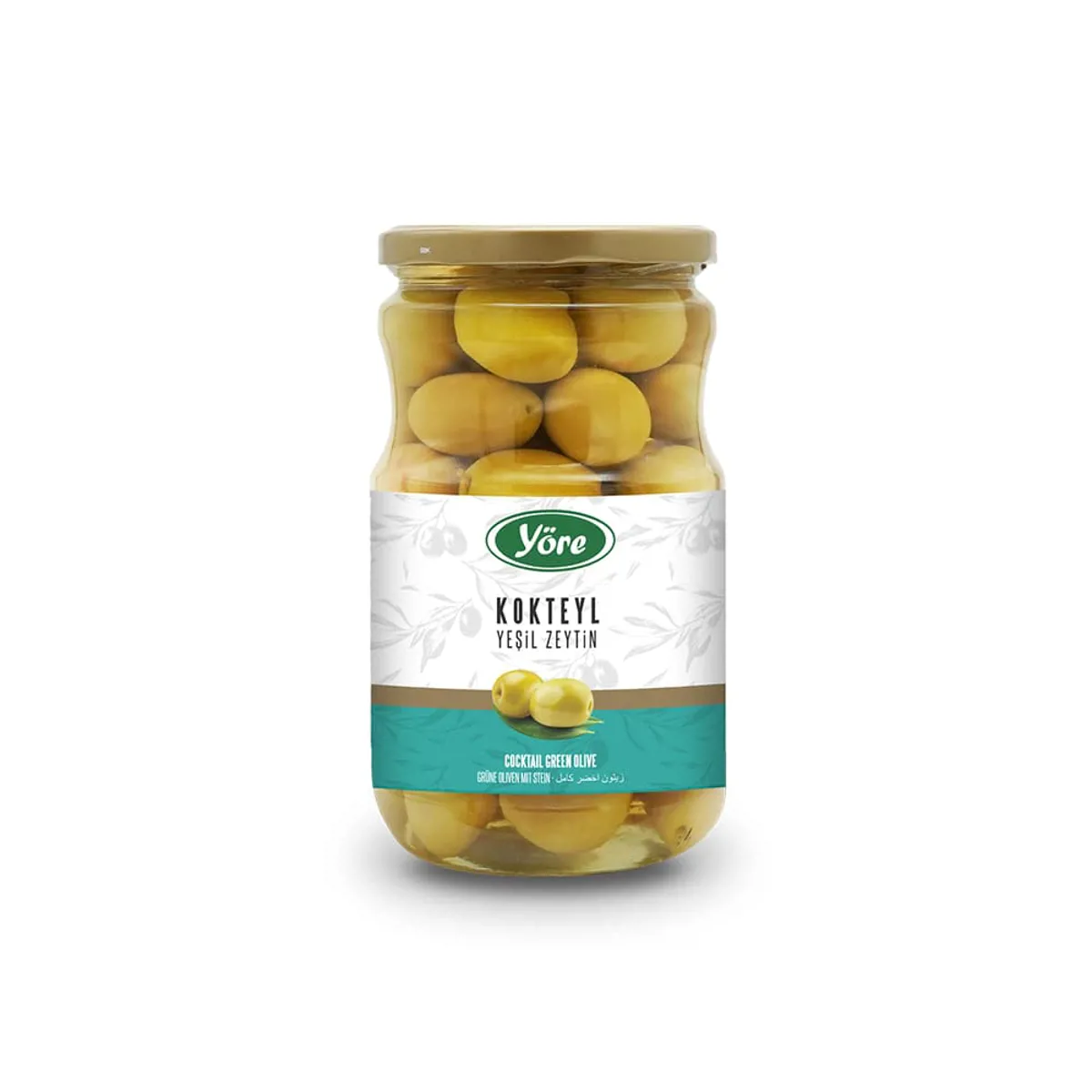 Yöre Domat Çeşidi İşlem Görmüş Kokteyl Yeşil Zeytin 400 gr - Yöre - Ürün Görseli 1
