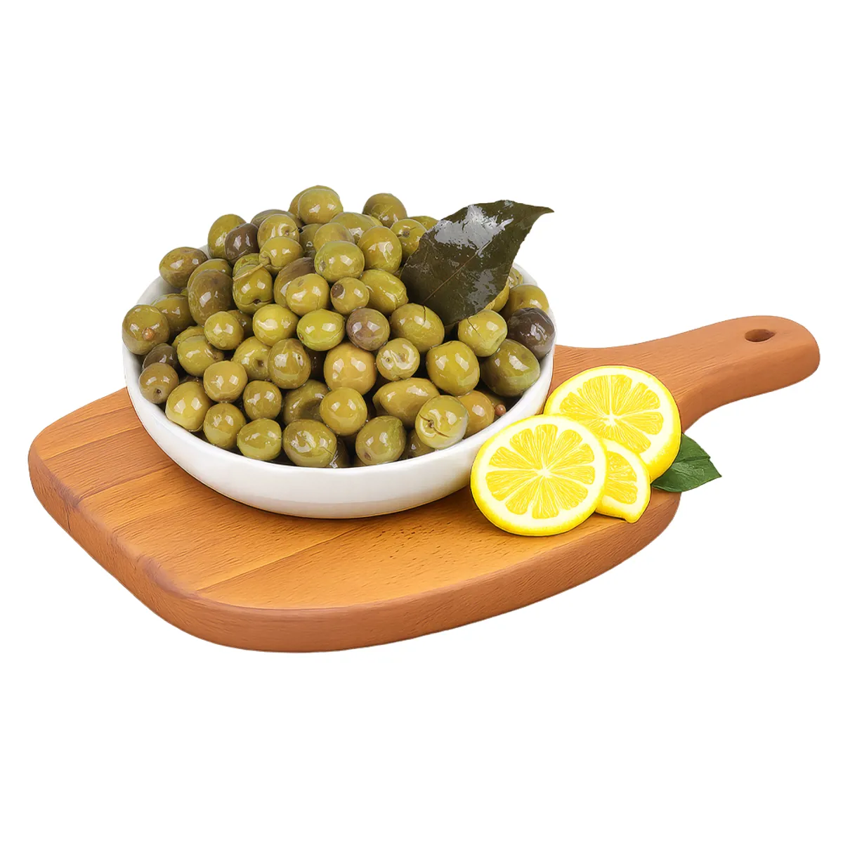 Yöre Halhalı Çeşidi Doğal Salamura Taş Kırma Yeşil Zeytin - Yöre - Ürün Görseli 1