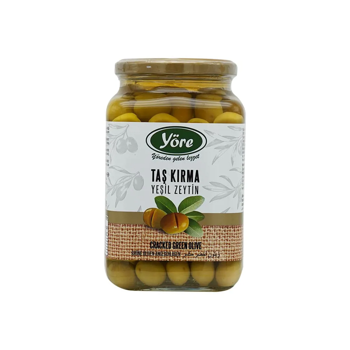 Yöre İşlem Görmüş Salamura Kırma Yeşil Zeytin 550 gr - Yöre - Ürün Görseli 1