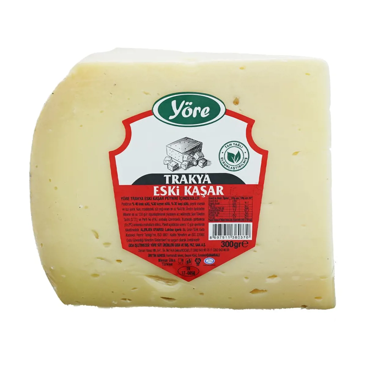 Yöre Trakya Eski Kaşar 300 gr - Yöre - Ürün Görseli 1