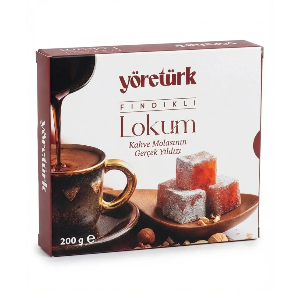 Yöretürk Fındıklı Lokum 200 gr - Yöretürk - Ürün Görseli 1
