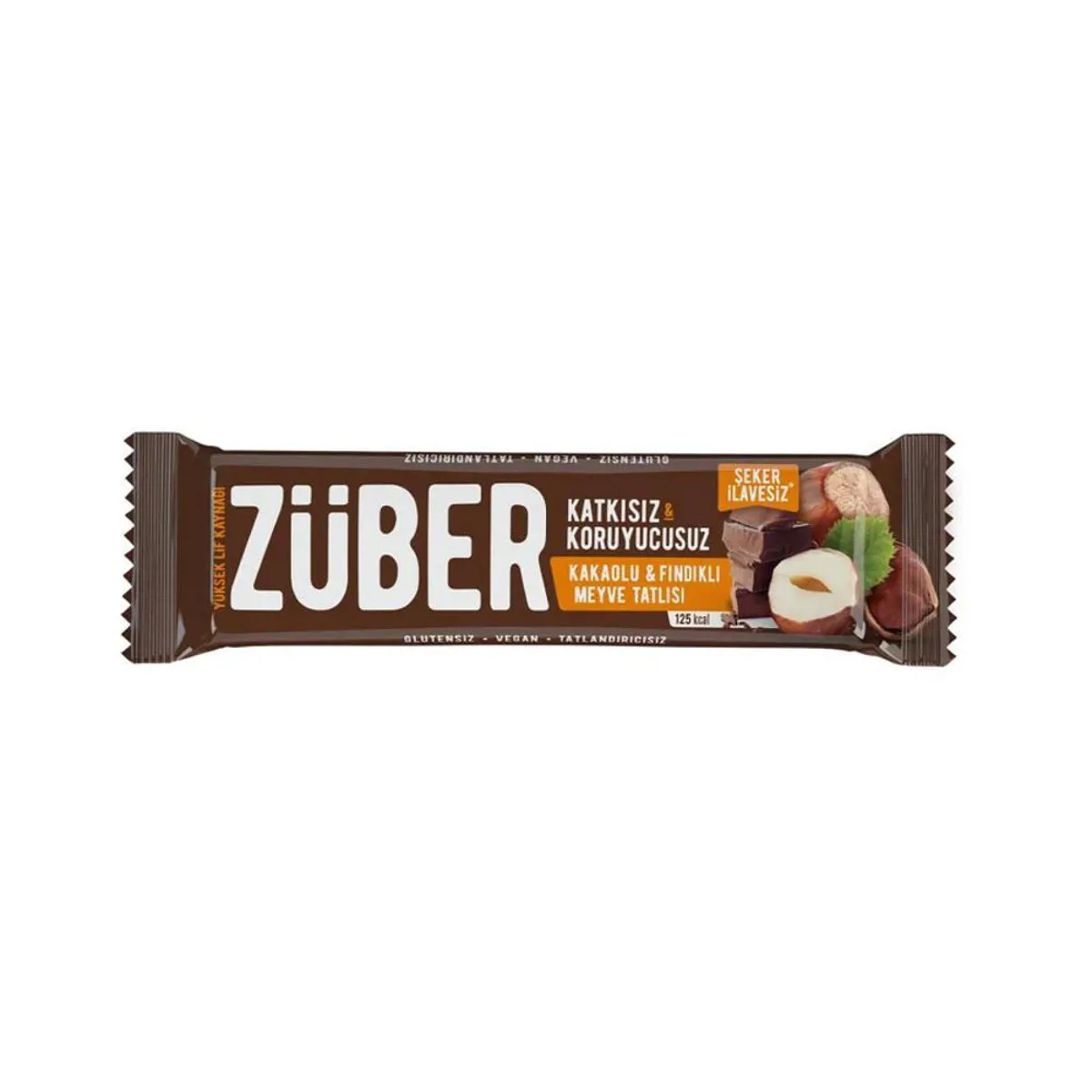 Züber Fındıklı &amp; Kakaolu Meyveli Bar 40 gr - Züber - Ürün Görseli 1