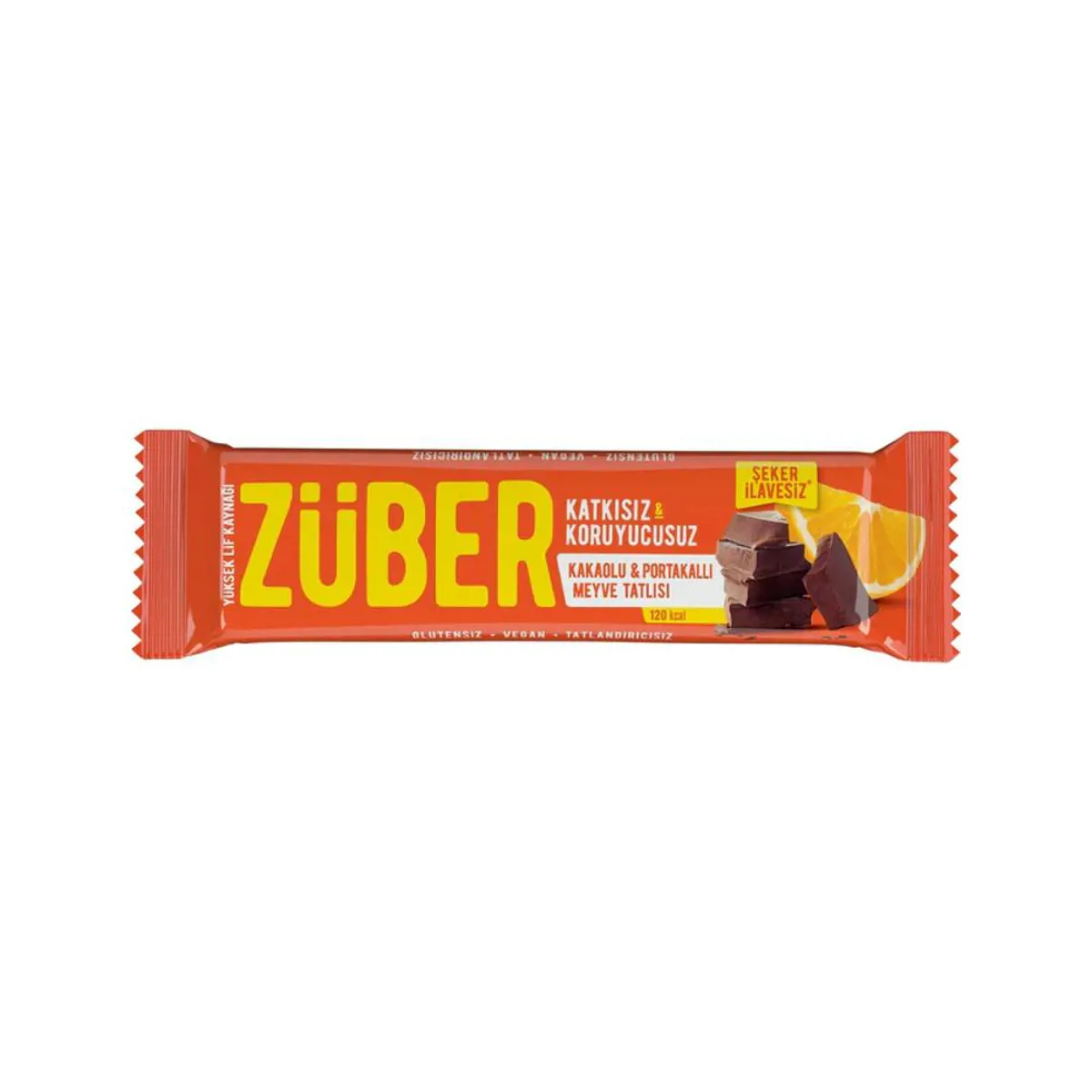 Züber Kakaolu ve Portakallı Meyve Barı 40 gr - Züber - Ürün Görseli 1