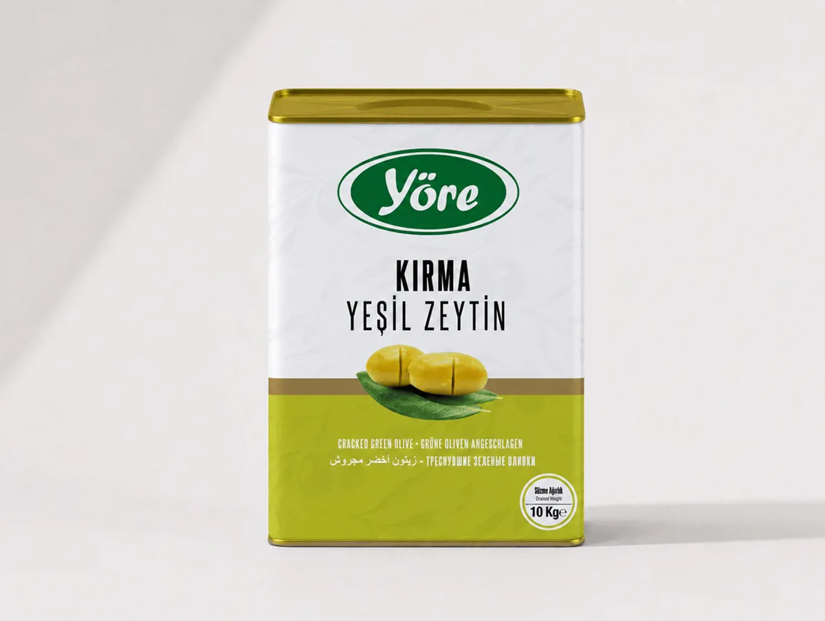 Akdeniz Kırma Yeşil Zeytin 10 Kg - Yöre - Ürün Görseli 1
