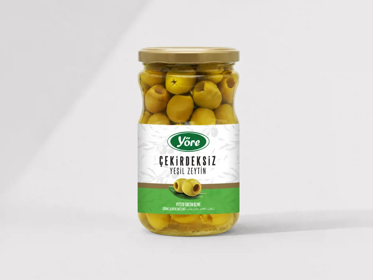 Çekirdeksiz Yeşil Zeytin 720 cc - Yöre - Ürün Görseli 1