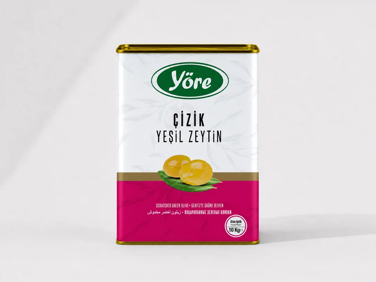 Çizik Yeşil Zeytin 10 Kg - Yöre - Ürün Görseli 1
