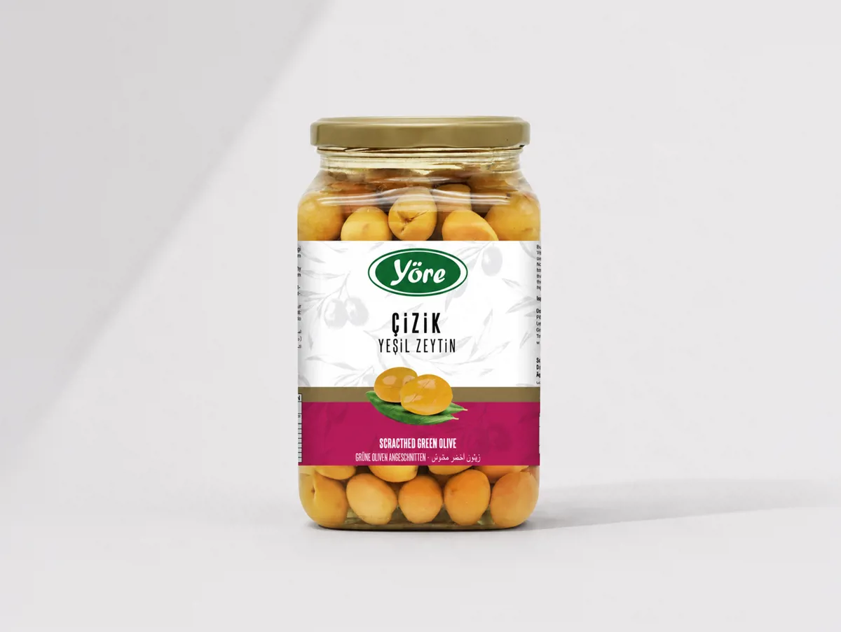 Çizik Yeşil Zeytin 1000 cc - Yöre - Ürün Görseli 1
