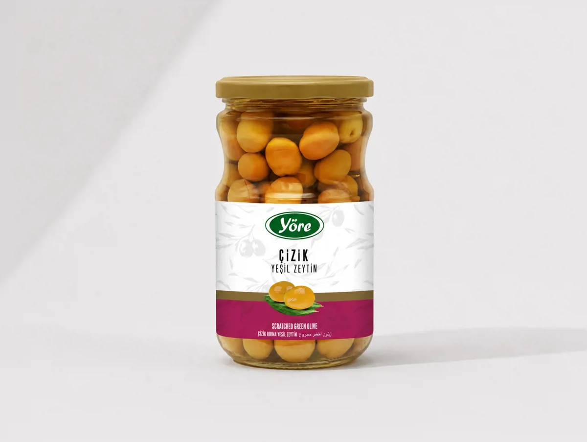 Çizik Yeşil Zeytin 720 cc - Yöre - Ürün Görseli 1
