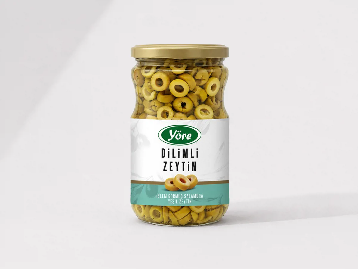 Dilimli Yeşil Zeytin 720 cc - Yöre - Ürün Görseli 1